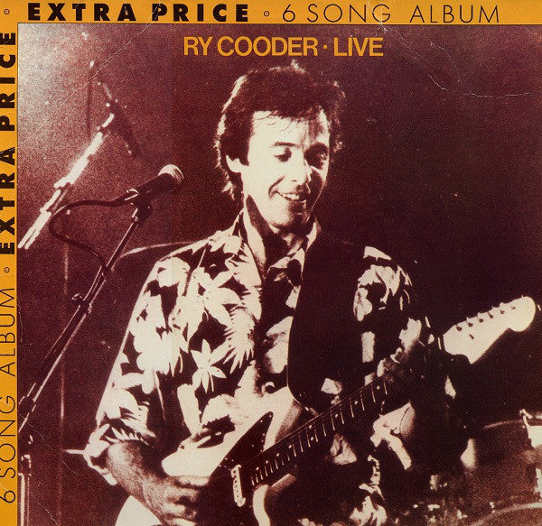 Ry Cooder - Live (Vinyl, LP, Mini-Album) Very Good Plus (VG+) / Very Good Plus (VG+)