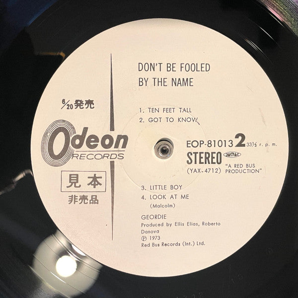 Geordie - Don't Be Fooled By The Name (Vinyl, LP, Album, Promo) Very Good Plus (VG+) / Very Good Plus (VG+)