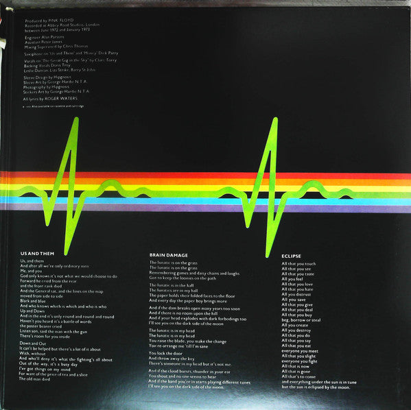 Pink Floyd - The Dark Side Of The Moon = 狂気 (Vinyl, LP, Album, Repress, Stereo) Very Good Plus (VG+) / Very Good Plus (VG+)
