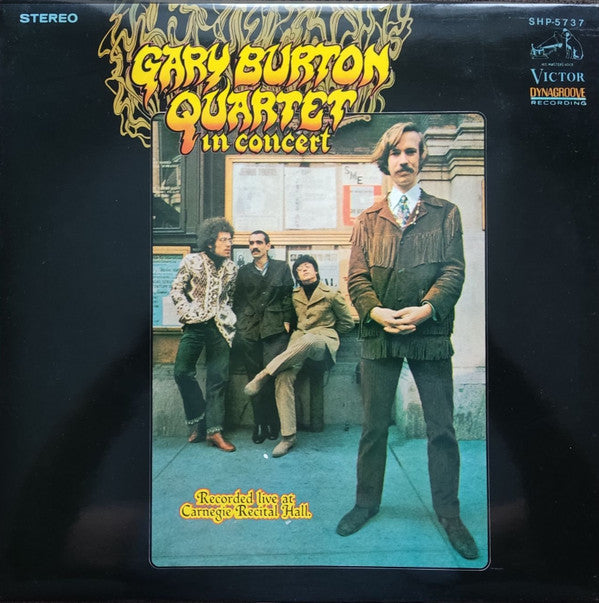 Gary Burton Quartet - In Concert (Vinyl, LP, Album, Stereo) Very Good Plus (VG+) / Very Good Plus (VG+)