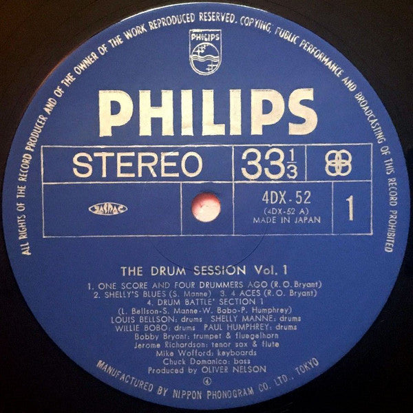 Louis Bellson - The Drum Session (2xVinyl, LP, Album, Quadraphonic) Very Good Plus (VG+) / Very Good (VG)