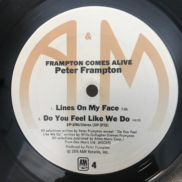 Peter Frampton - Frampton Comes Alive! (2xVinyl, LP, Album) Very Good (VG) / Good (G)