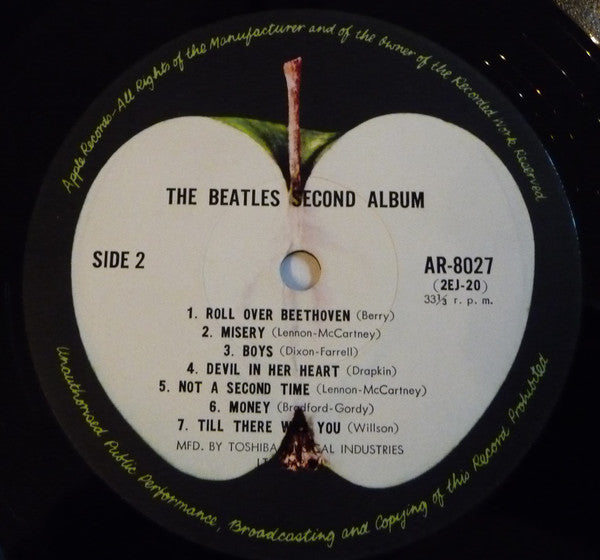 The Beatles - The Beatles' Second Album (Vinyl, LP, Album, Reissue) Good Plus (G+) / Very Good (VG)