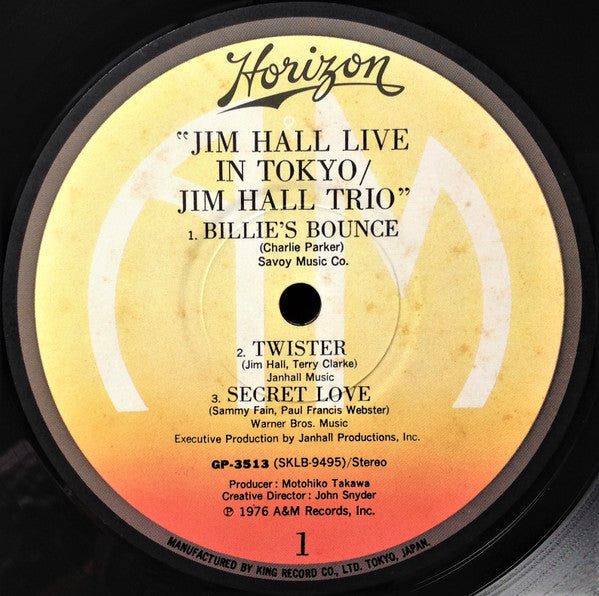 Jim Hall Trio - Jim Hall Live In Tokyo (Vinyl, LP, Album)