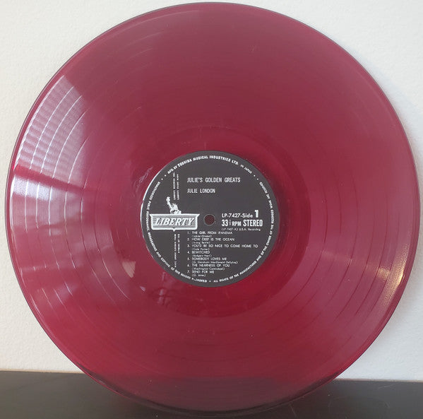Julie London - Julie's Golden Greats (Vinyl, LP, Compilation, Stereo) Good Plus (G+) / Very Good (VG)