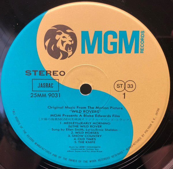 Jerry Goldsmith - Wild Rovers - Original Music From The Motion Pict...