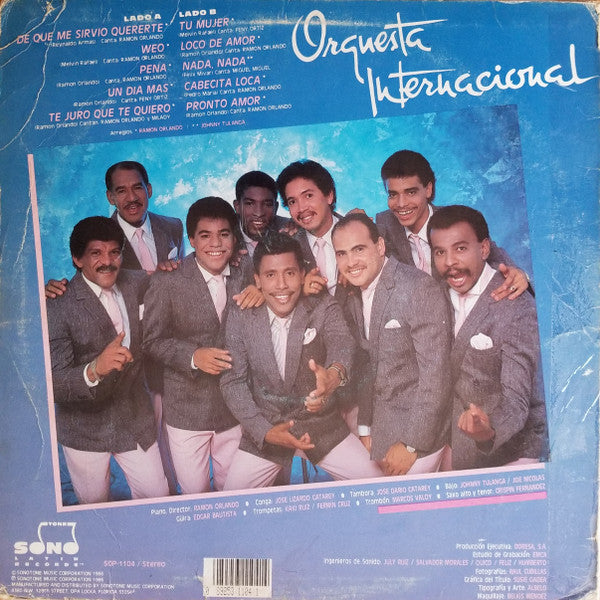 Ramón Orlando Valoy - Orquesta Internacional (Vinyl, LP, Album) Very Good (VG) / Very Good (VG)