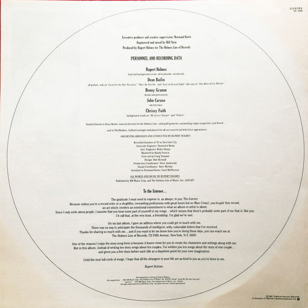 Rupert Holmes - Full Circle (Vinyl, LP, Album, Stereo)