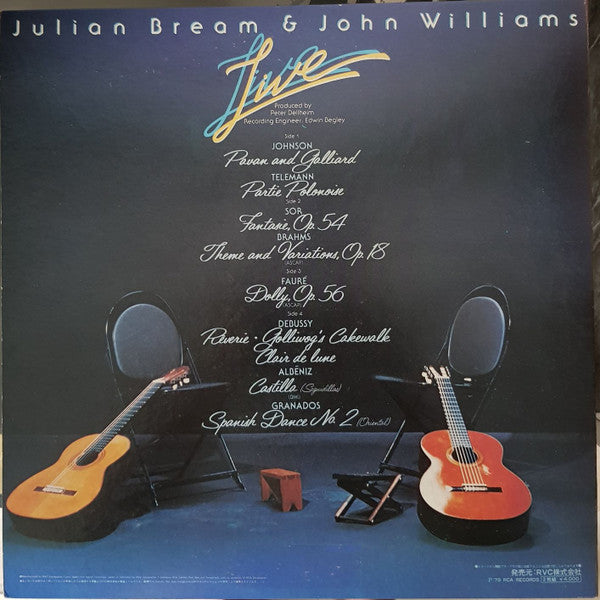 Julian Bream - Live (2xVinyl, LP, Album, Stereo) Near Mint (NM or M-) / Near Mint (NM or M-)