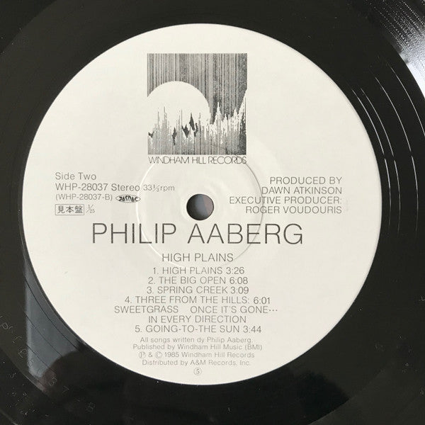 Philip Aaberg - High Plains (Vinyl, LP, Album, Promo) Very Good (VG) / Very Good (VG)