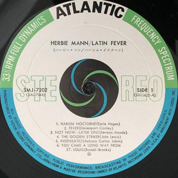 Herbie Mann - Latin Fever (Vinyl, LP, Album, Stereo) Good Plus (G+) / Very Good (VG)