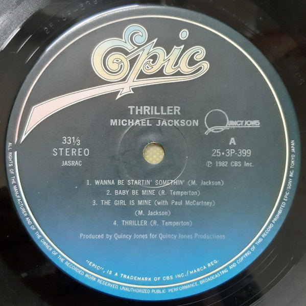 Michael Jackson - Thriller (Vinyl, LP, Album, Stereo) Very Good Plus (VG+) / Very Good Plus (VG+)