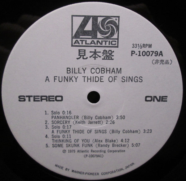 Billy Cobham - A Funky Thide Of Sings (Vinyl, LP, Album, Promo) Near Mint (NM or M-) / Very Good Plus (VG+)