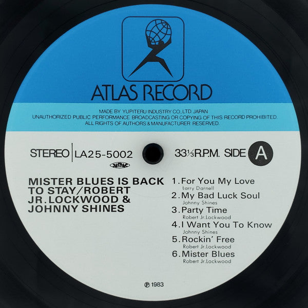 Robert Lockwood Jr. - Mister Blues Is Back To Stay (Vinyl, LP, Album, Stereo) Very Good Plus (VG+) / Very Good (VG)