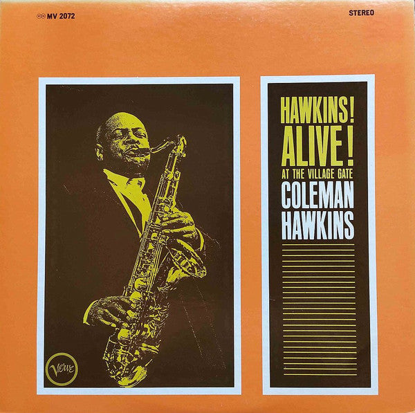 Coleman Hawkins - Hawkins! Alive! At The Village Gate = Battle of Jericho (Vinyl, LP, Album, Reissue, Stereo) Very Good Plus (VG+) / Very Good Plus (VG+)