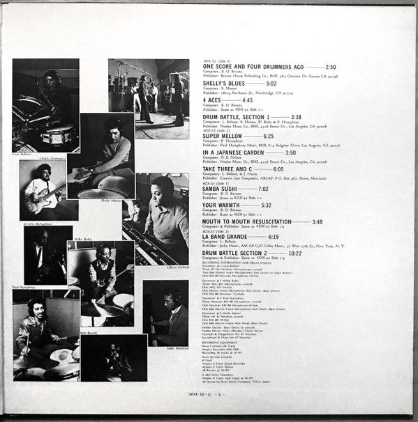 Louis Bellson - The Drum Session (2xVinyl, LP, Album, Quadraphonic) Very Good (VG) / Very Good (VG)