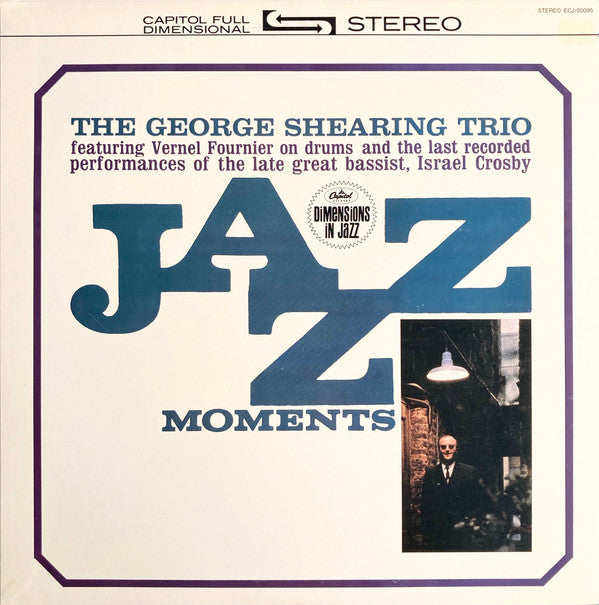 George Shearing Trio - Jazz Moments (Vinyl, LP, Album, Reissue, Stereo) Very Good Plus (VG+) / Very Good (VG)