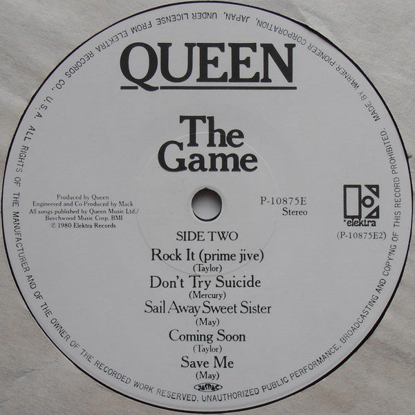Queen - The Game (Vinyl, LP, Album, Stereo)