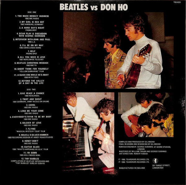 The Beatles - The Beatles Vs. Don Ho (Vinyl, LP, Unofficial Release) Very Good Plus (VG+) / Very Good Plus (VG+)