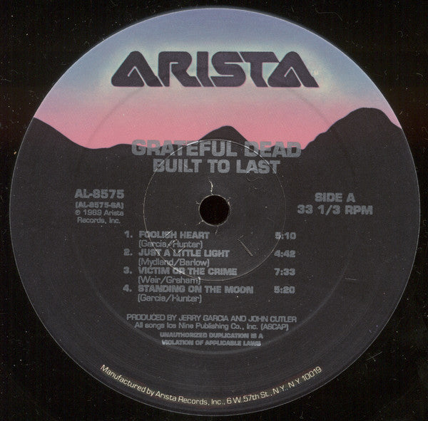The Grateful Dead - Built To Last (Vinyl, LP, Album) Near Mint (NM or M-) / Near Mint (NM or M-)