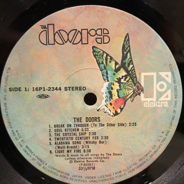 The Doors - The Doors (Vinyl, LP, Album, Reissue, Stereo) Very Good Plus (VG+) / Very Good (VG)
