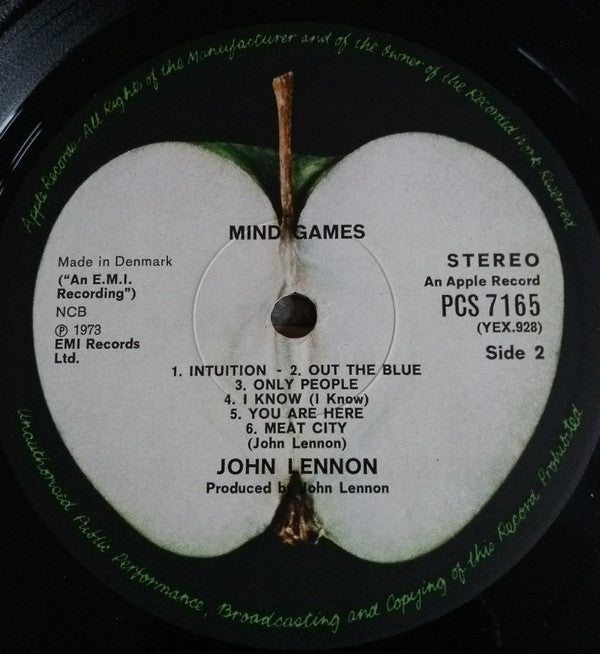 John Lennon - Mind Games (Vinyl, LP, Album) Very Good Plus (VG+) / Very Good Plus (VG+)