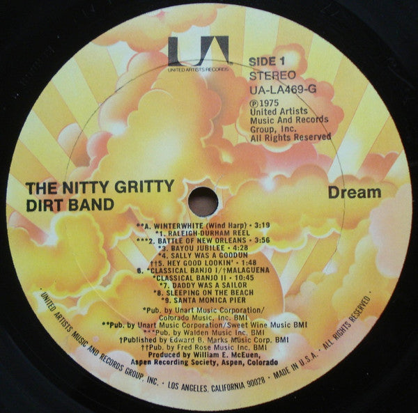 Nitty Gritty Dirt Band - Dream (Vinyl, LP, Album, Repress, Stereo) Near Mint (NM or M-) / Very Good Plus (VG+)