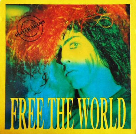 Oliver Adams - Free The World (Vinyl, 12", 45 RPM) Very Good (VG) / Very Good (VG)