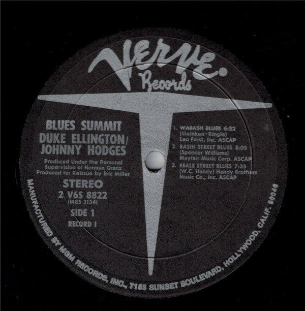 Duke Ellington - Blues Summit (2xVinyl, LP, Compilation, Reissue) Very Good (VG) / Very Good (VG)