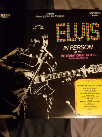 Elvis Presley - From Memphis To Vegas / From Vegas To Memphis (2xVinyl, LP, Album, Reissue, Stereo) Very Good (VG) / Good Plus (G+)