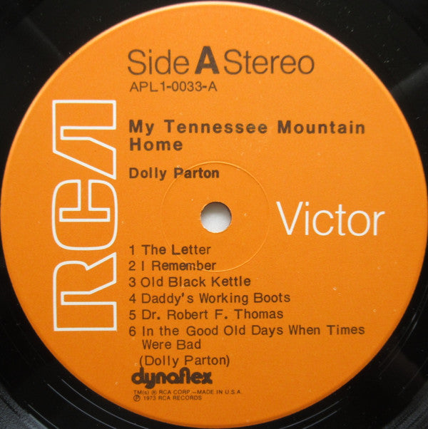 Dolly Parton - My Tennessee Mountain Home (Vinyl, LP, Album, Stereo) Very Good Plus (VG+) / Very Good Plus (VG+)