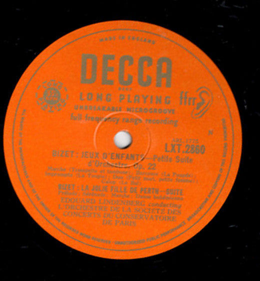 Emmanuel Chabrier - Suite Pastorale / Jeux D'enfants, La Jolie Fille De Perth (Vinyl, LP, Album, Mono) Very Good Plus (VG+) / Very Good Plus (VG+)