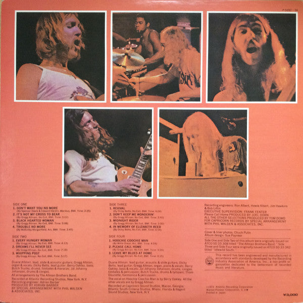 The Allman Brothers Band - Beginnings (2xVinyl, LP, Compilation) Near Mint (NM or M-) / Good Plus (G+)