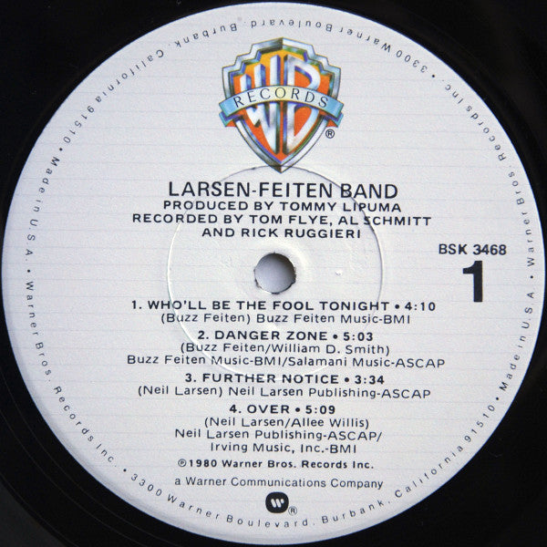 Larsen-Feiten Band - Larsen-Feiten Band (Vinyl, LP, Album) Very Good Plus (VG+) / Very Good Plus (VG+)