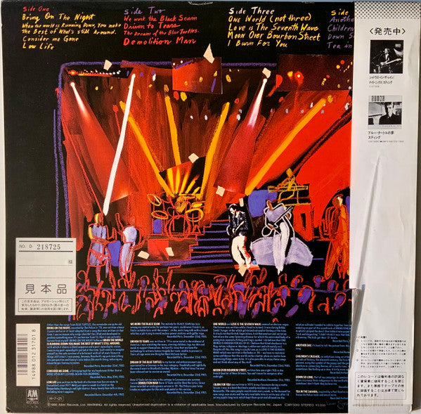Sting - Bring On The Night (2xVinyl, LP, Album, Promo, Stereo) Very Good Plus (VG+) / Very Good Plus (VG+)
