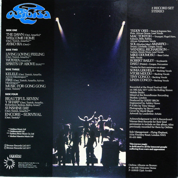 Osibisa - Black Magic Night (2xVinyl, LP, Album, Promo) Near Mint (NM or M-) / Very Good Plus (VG+)