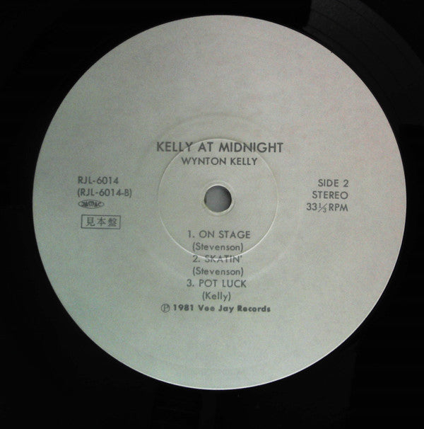 Wynton Kelly - Kelly At Midnite (Vinyl, LP, Album, Promo, Reissue, Stereo) Very Good Plus (VG+) / Good (G)