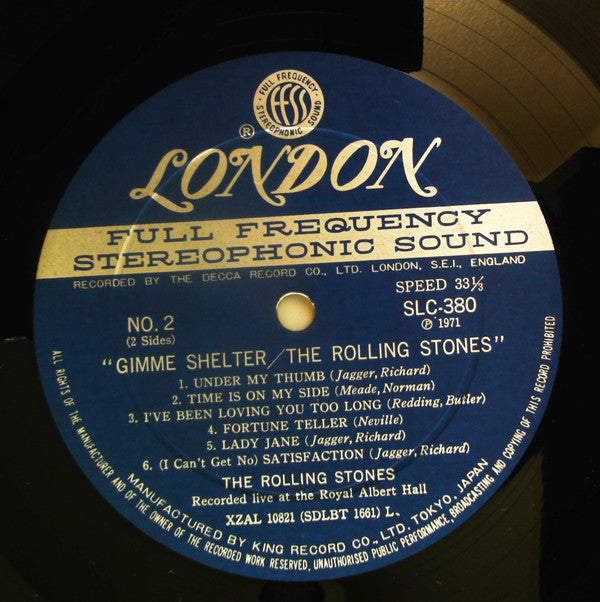 The Rolling Stones - Gimme Shelter (Vinyl, LP, Compilation) Very Good (VG) / Very Good (VG)
