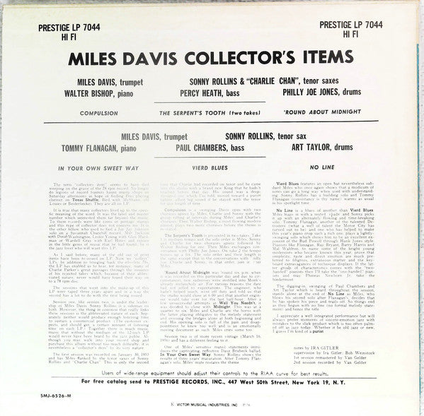 Miles Davis - Collectors' Items (Vinyl, LP, Promo, Reissue, Remaste...