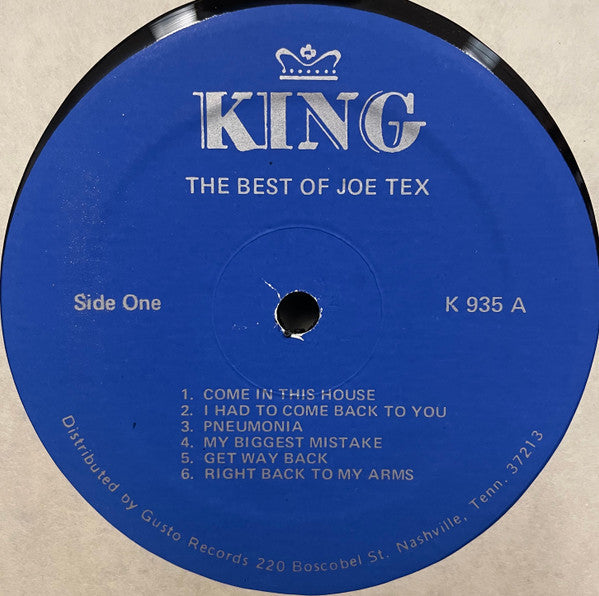 Joe Tex - The Best Of Joe Tex (Vinyl, LP, Compilation, Reissue) Very Good (VG) / Very Good (VG)