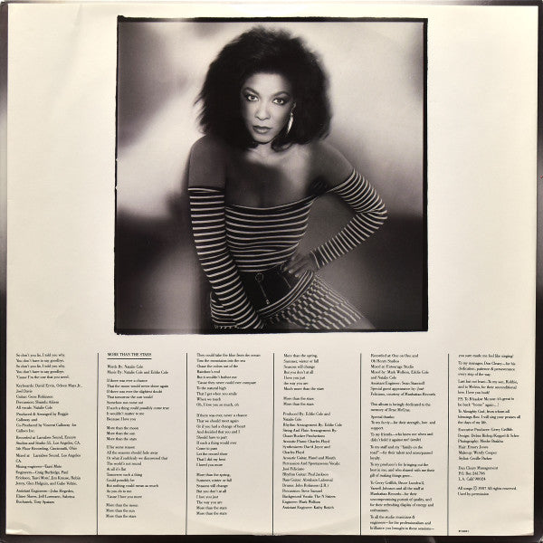 Natalie Cole - Everlasting (Vinyl, LP, Album, Stereo) Very Good Plus (VG+) / Good Plus (G+)