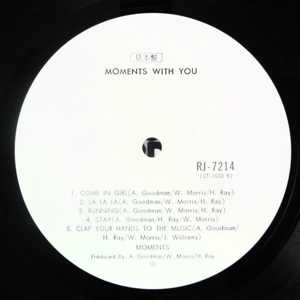 The Moments - Moments With You (Vinyl, LP, Album, Promo) Very Good (VG) / Good Plus (G+)