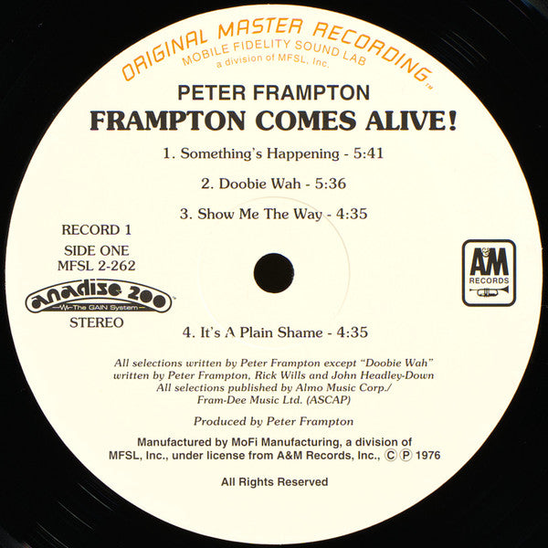 Peter Frampton - Frampton Comes Alive (2xVinyl, LP, Album, Limited Edition, Numbered, Reissue, Remastered, Stereo) Very Good Plus (VG+) / Very Good Plus (VG+)