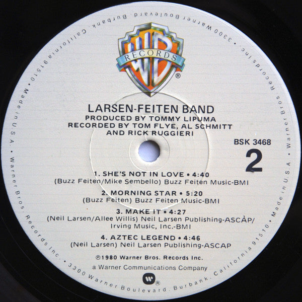 Larsen-Feiten Band - Larsen-Feiten Band (Vinyl, LP, Album) Very Good Plus (VG+) / Very Good Plus (VG+)