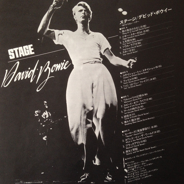 David Bowie - Stage (2xVinyl, LP, Album, Promo, Stereo) Very Good Plus (VG+) / Very Good Plus (VG+)