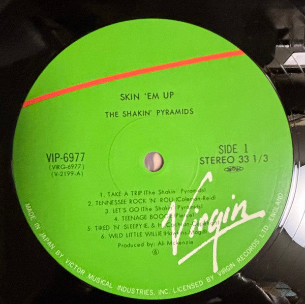 The Shakin' Pyramids - Skin 'Em Up (Vinyl, LP, Album) Very Good (VG) / Very Good Plus (VG+)