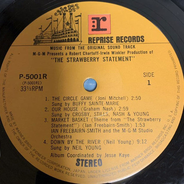 Various - The Strawberry Statement (2xVinyl, LP, Stereo) Good Plus (G+) / Very Good (VG)
