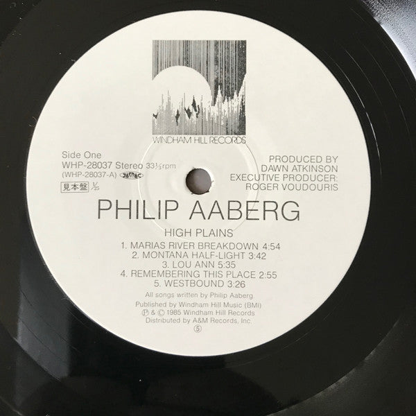 Philip Aaberg - High Plains (Vinyl, LP, Album, Promo) Very Good (VG) / Very Good (VG)