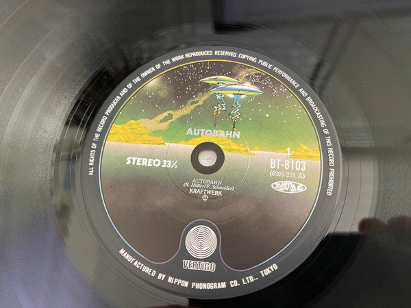 Kraftwerk - Autobahn (Vinyl, LP, Album, Reissue) Near Mint (NM or M-) / Very Good (VG)