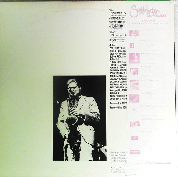 Zoot Sims - Zoot Sims Featuring Buddy Rich (Vinyl, LP, Compilation)